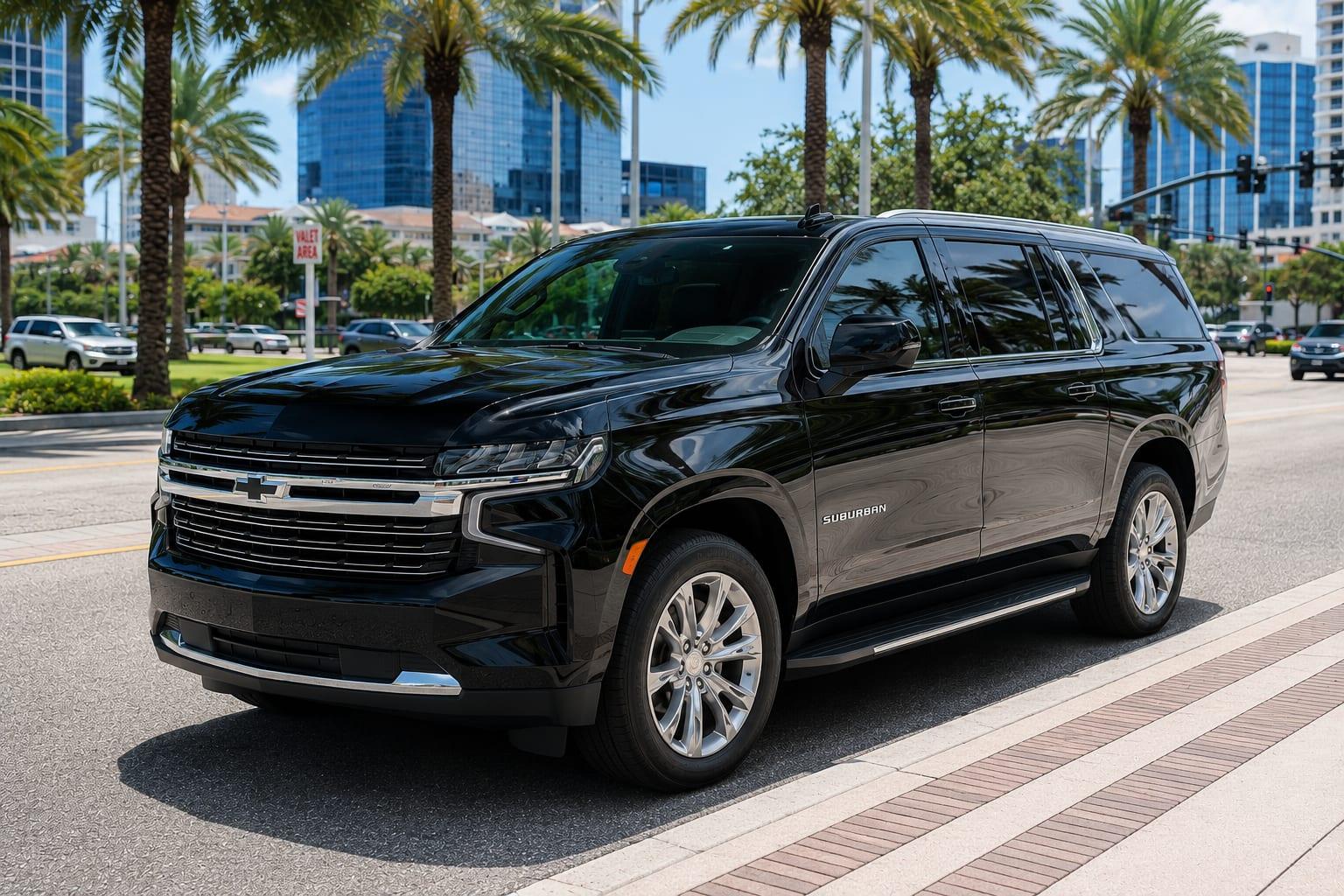 Chevrolet Suburban — Pixie Rides private SUV in Orlando