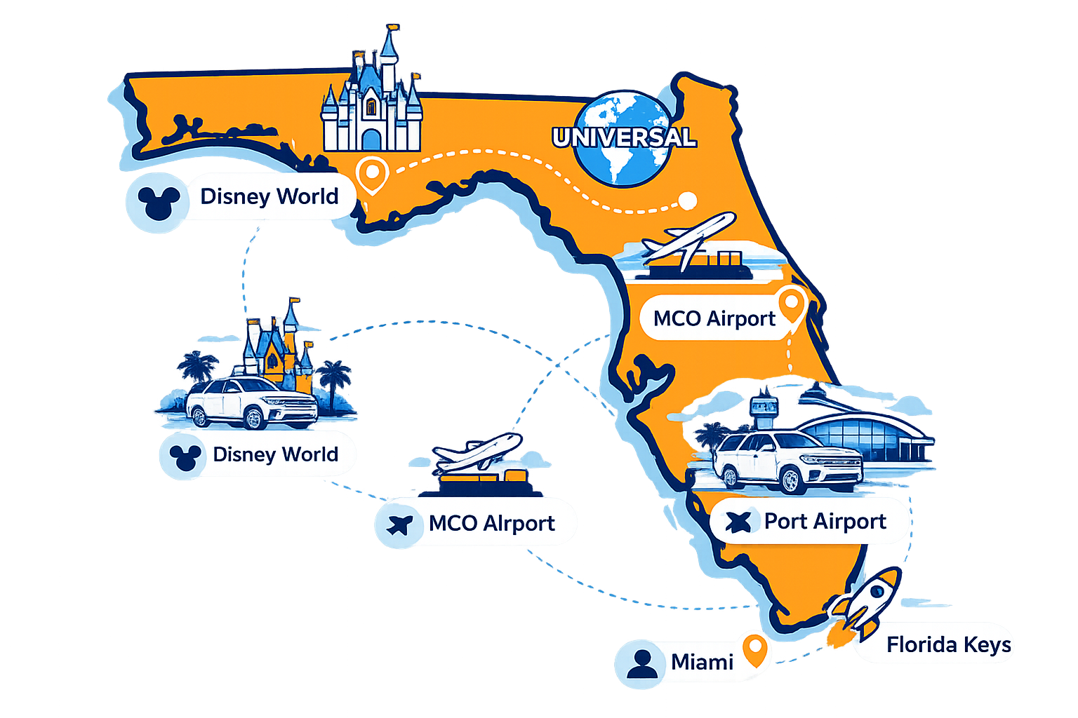 Central Florida areas we serve